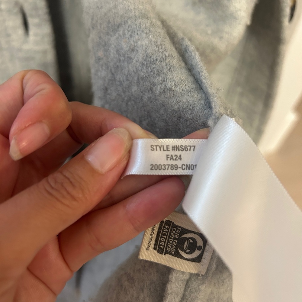 Madewell Boiled Merino Wool Sweater Shirt Jacket - Picture 11 of 12